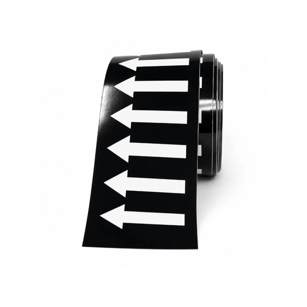 Flow direction arrow tape
